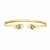 14k Yellow Gold Panther Bangle (3.00 mm)