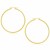Classic Hoop Earrings in 14k Yellow Gold (2x55mm)