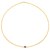 14K Yellow Gold Amethyst Mirrored Chain (2.20 mm)