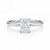1 Carat Radiant Lab Grown IGI G/VS1 Diamond Solitaire Ring in 10K White Gold