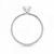 1 Carat Radiant Lab Grown IGI G/VS1 Diamond Solitaire Ring in 10K White Gold