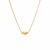 14k Yellow Gold Chain Necklace with Polished Knot