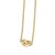 14k Yellow Gold Chain Necklace with Polished Knot