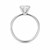 1 Carat Cushion Lab Grown IGI G/VS1 Diamond Solitaire Ring in 10K White Gold