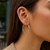 Classic Hoop Earrings in 10k White Gold (2x40mm)