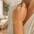 Solid Figaro Bracelet in 14k Yellow Gold  (6.00 mm)