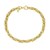 14K Yellow Gold Byzantine Link Bracelet (5.00 mm)