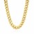 Semi Solid Miami Cuban Chain in 10k Yellow Gold (10.70 mm)