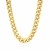 Semi Solid Miami Cuban Chain in 10k Yellow Gold (10.70 mm)