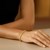 Solid Rope Bracelet in 14k Yellow Gold  (2.50 mm)