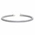 Round Diamond Tennis Bracelet in 14k White Gold (3 cttw)