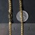 Solid Diamond Cut Round Franco Chain in 14k Yellow Gold (4.60 mm)