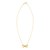 14K Yellow Gold Polished Twisted Rope Bow Necklace
