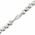 Polished Bead Style Necklace in Rhodium Plated Sterling Silver (10mm)