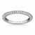 Traditional Round Cut Diamond Eternity Ring in 14k White Gold
