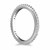Traditional Round Cut Diamond Eternity Ring in 14k White Gold