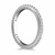 Traditional Round Cut Diamond Eternity Ring in 14k White Gold