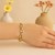 Puffed Mariner Bracelet in 14k Yellow Gold  (6.80 mm)