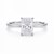 2 Carat Radiant Lab Grown IGI G/VS1 Diamond Solitaire Ring in 10K White Gold