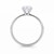 2 Carat Radiant Lab Grown IGI G/VS1 Diamond Solitaire Ring in 10K White Gold