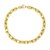14K Yellow Gold Alternating Mariner Link Bracelet (5.30 mm)