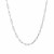 14K White Gold Delicate Paperclip Chain (2.10 mm)