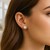 White Freshwater Cultured Pearl Stud Earrings in 14k Yellow Gold (6mm)