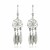 Sterling Silver Dream Catcher Dangle Earrings