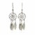 Sterling Silver Dream Catcher Dangle Earrings