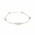 Crystal Embellished Ball Stationed Bracelet in 14k White Gold