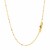 Diamond-Cut Bead Chain in 14k Yellow Gold (0.90 mm)