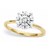 1 1/2 Carat Round Lab Grown IGI G/VS1 Diamond Solitaire Ring in 10K Yellow Gold