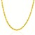Solid Diamond Cut Rope Chain in 14k Yellow Gold (5.40 mm)