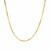 Classic Box Chain in 14k Yellow Gold (1.10 mm)