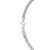 Sterling Silver Rhodium Plated Solid Round Byzantine Chain (4.60 mm)