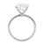 5 Carat Oval Lab Grown IGI G/VS1 Diamond Solitaire Ring in 10K White Gold