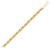 Fancy Weave Bracelet with Contrasting Finish in 14k Two-Tone Gold (6.35 mm)
