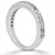 Pave Diamond Wedding Ring Band in 14k White Gold