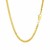 Solid Diamond Cut Round Franco Chain in 14k Yellow Gold (4.0mm)