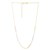 10K Tri Tone Gold Stationed Bar Necklace