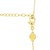 10K Tri Tone Gold Stationed Bar Necklace