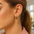 14k Yellow Gold Endless Oval Hoop Earrings(2x25mm)