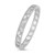14K White Gold Diamond Vannerie Bangle