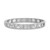 14K White Gold Diamond Vannerie Bangle