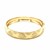 Textured and Polished Diamond Pattern Bangle in 10k Yellow Gold (12.00 mm)