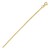 Solid Curb Chain in 14k Yellow Gold (2.60 mm)