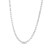 Sterling Silver Rhodium Plated French Cable Chain (3.40 mm)