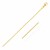Round Cable Link Chain in 14k Yellow Gold (1.9 mm)