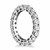 Open Gallery Round Cut Diamond Eternity Ring in 14 White Gold