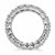 Open Gallery Round Cut Diamond Eternity Ring in 14 White Gold